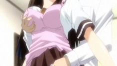 Anime School Girl Drools As She Gets Fucked And Has Her Tits Groped