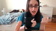 Sexy brunettes sex toy masturbation
