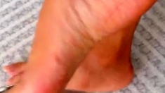 Black Amateur Explore Hot Foot Fetish