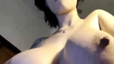 Big-titted Babe's Webcam Show