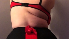 Amateur BBW Striptease