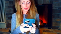 Brunette Solo Webcam Masturbation