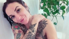 Busty brunette bitch with big boobs
