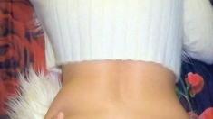 Tight ass brunette amateur Angel Hott
