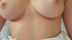 Busty hottie tit fucked real hard in close up