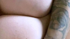 Big boobs milf masturbates with her dildo