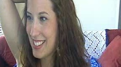 Small titted brunette amateur anal nailed at home