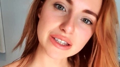 Lewd amateur brunette teen meg davis webcam masturbation
