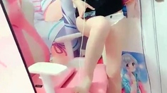 Amateur asian teen licks ass and sucks cock