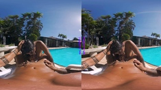 PURITYVR Curvy Latina Maria fucked poolside