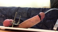 Twink's Urethral E-stim Orgasm