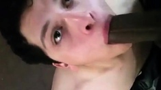 Big Cock Interracial Amateur Fucks Lil' Twink Bruno