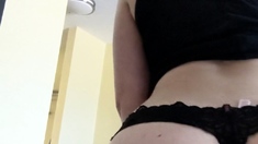 Large amateur cam woman uses two of her toys to masturbate