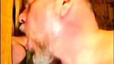Gloryhole Kissing Blowjob