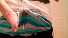 underwear cum