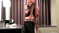 Amateur Asian CD cosplay jo