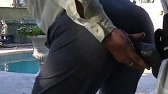 Dress Clothes Dildo Ride using my man cunt