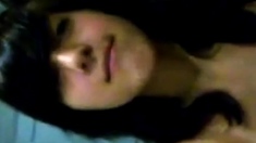 Shy Brunette Strips Her Boyfriend