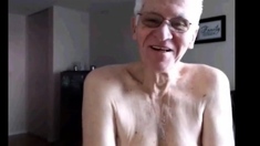 grandpa strips off