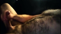 Massive mature uncut cumshot